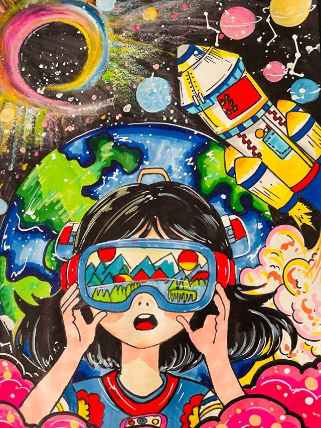 郑州市二七区兴华小学教育集团举行书画艺术展