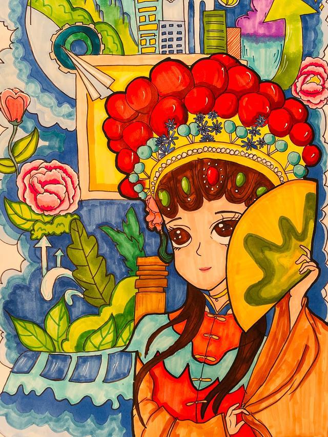 郑州市二七区兴华小学教育集团举行书画艺术展